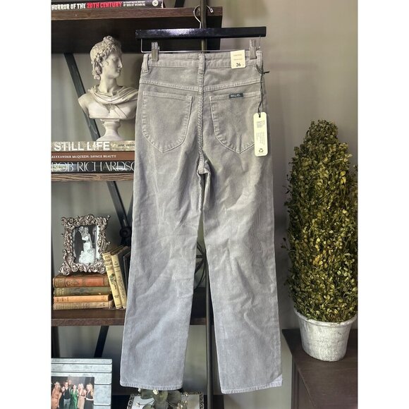 Rolla's Original Straight Corduroy Jeans Moonstone Womens Size 26 - Picture 7 of 9